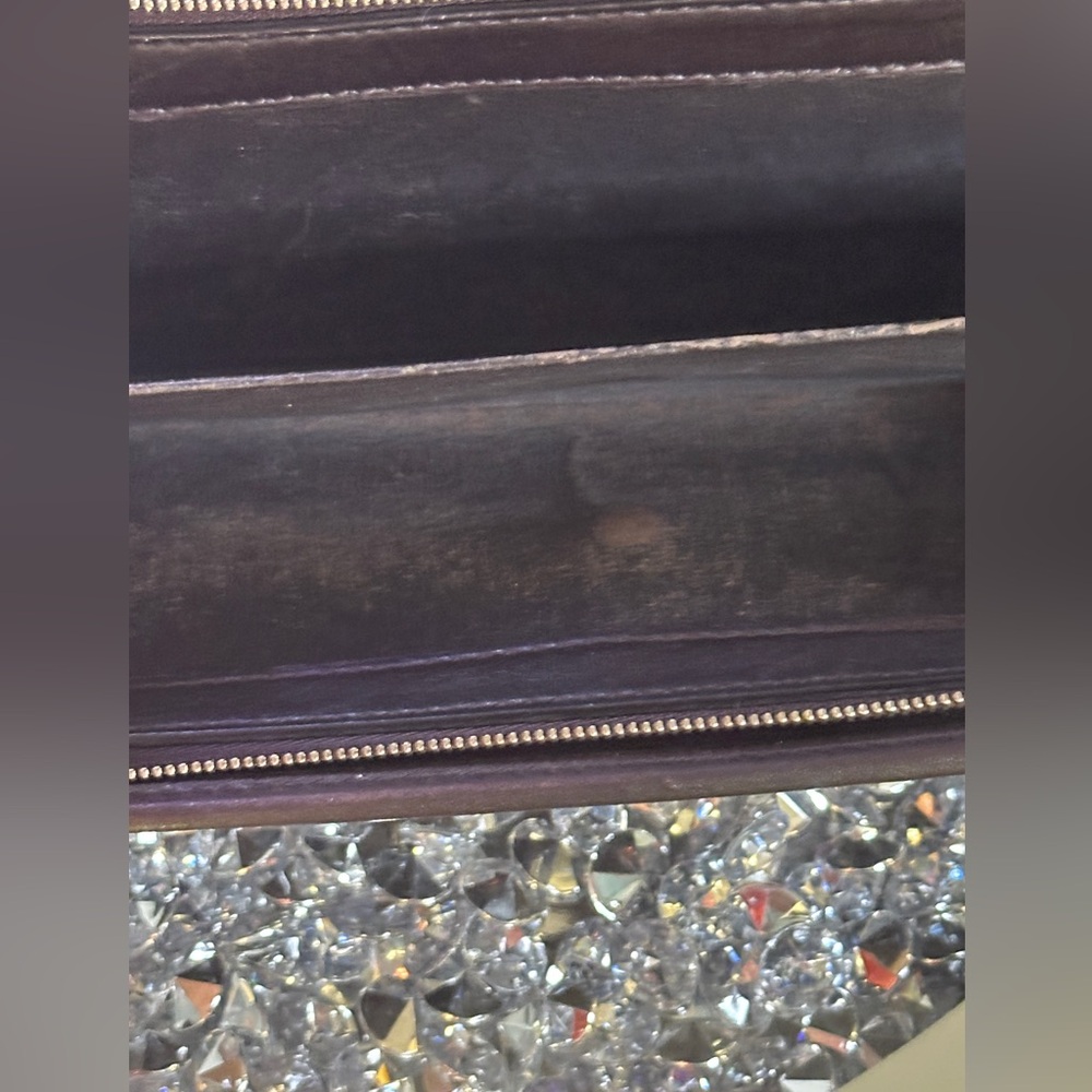 Gucci Guccissima Dark Chocolate Leather Continental Embossed GG long Wallet. - Picture 7 of 10